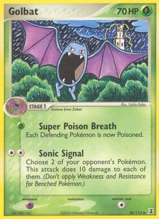 Golbat 043/113 - Delta Species Reverse Holofoil