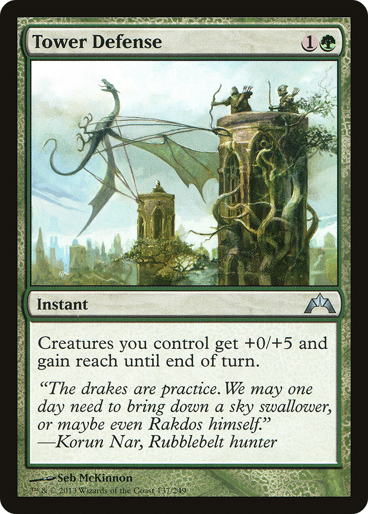 Tower Defense [Gatecrash] Foil