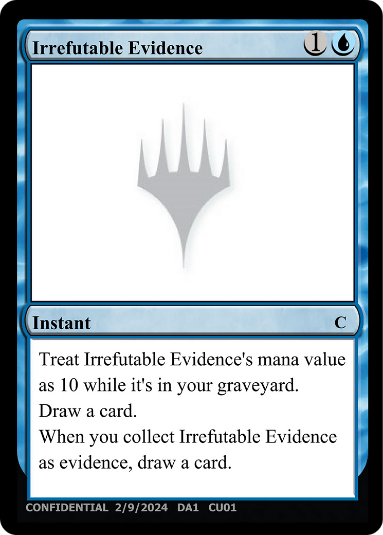 Irrefutable Evidence (DA1-CU01) - Unknown Event