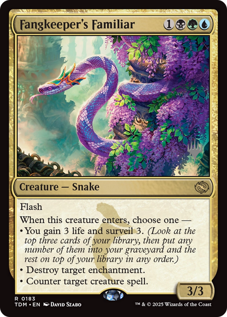 Fangkeeper's Familiar (183) [Promo Pack: Tarkir: Dragonstorm]  Foil