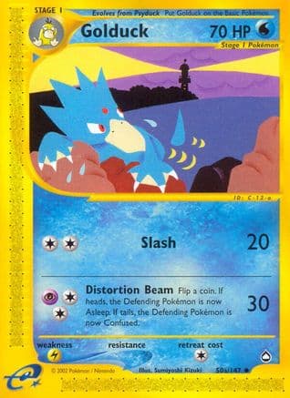 Golduck (50a) 50/147 - Aquapolis Reverse Holofoil
