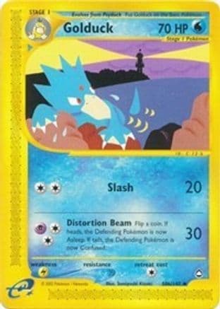 Golduck (50b) 50b- Aquapolis Reverse Holofoil