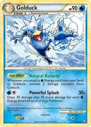 Golduck 22/102 - Triumphant Reverse Holofoil