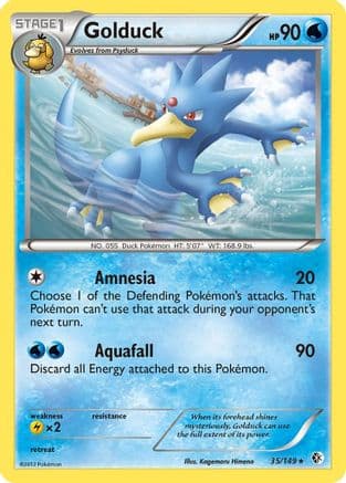 Golduck 035/149 - Boundaries Crossed Reverse Holofoil