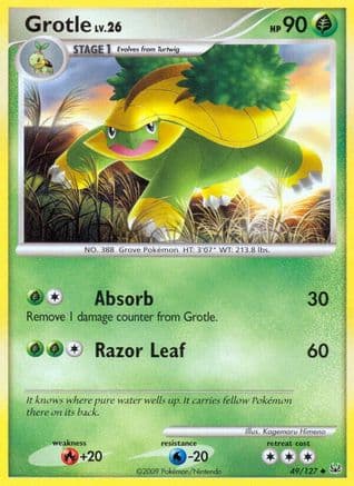 Grotle 49/127 - Platinum Reverse Holofoil