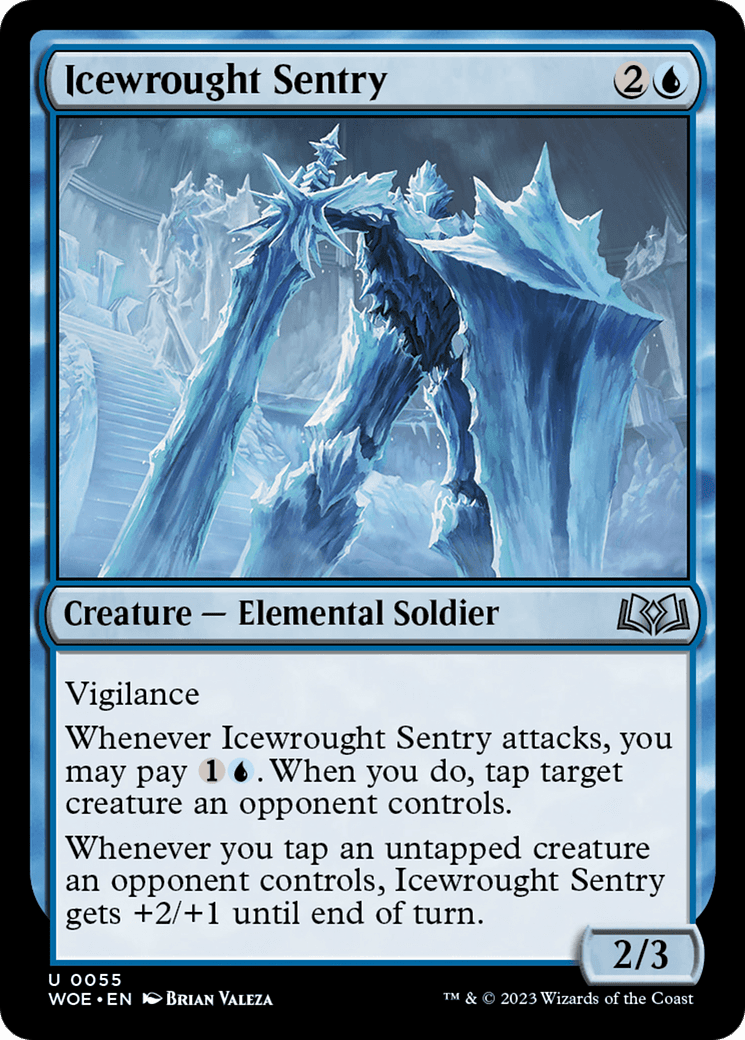 Icewrought Sentry [Wilds of Eldraine] Foil