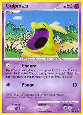 Gulpin 040/99 - Arceus Reverse Holofoil