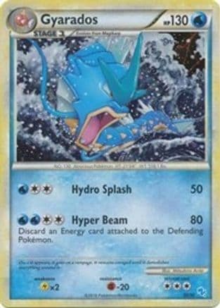 Gyarados (# Holo) 30- HGSS Trainer Kit Gyarados & Raichu Holofoil