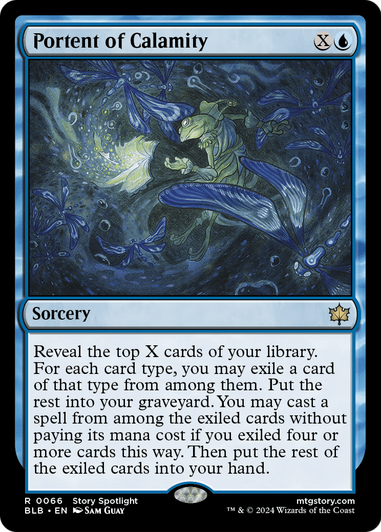 Portent of Calamity [Bloomburrow] Foil
