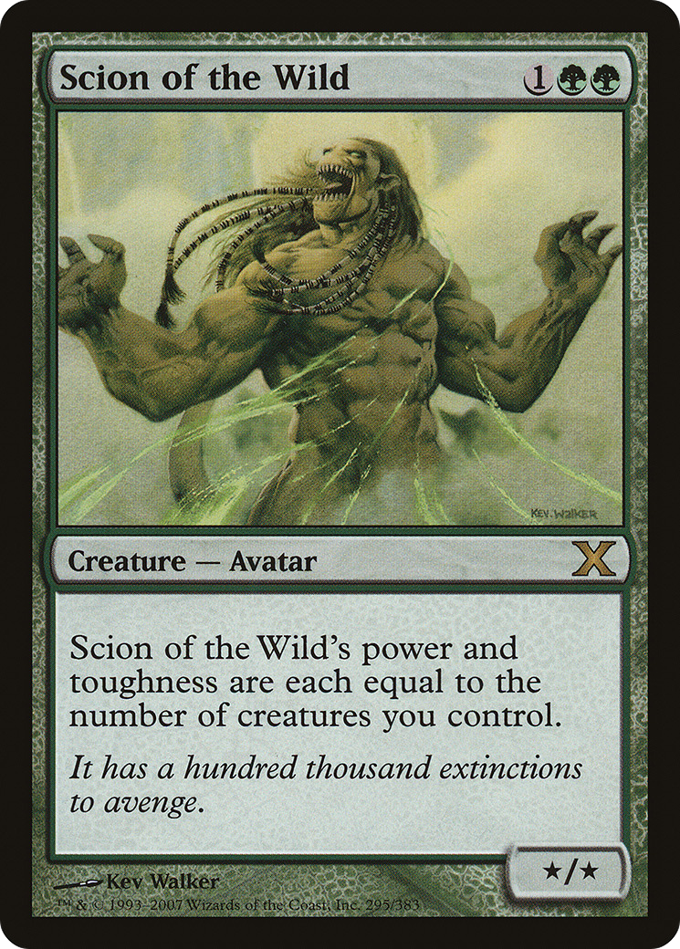 Scion of the Wild [Tenth Edition] Foil