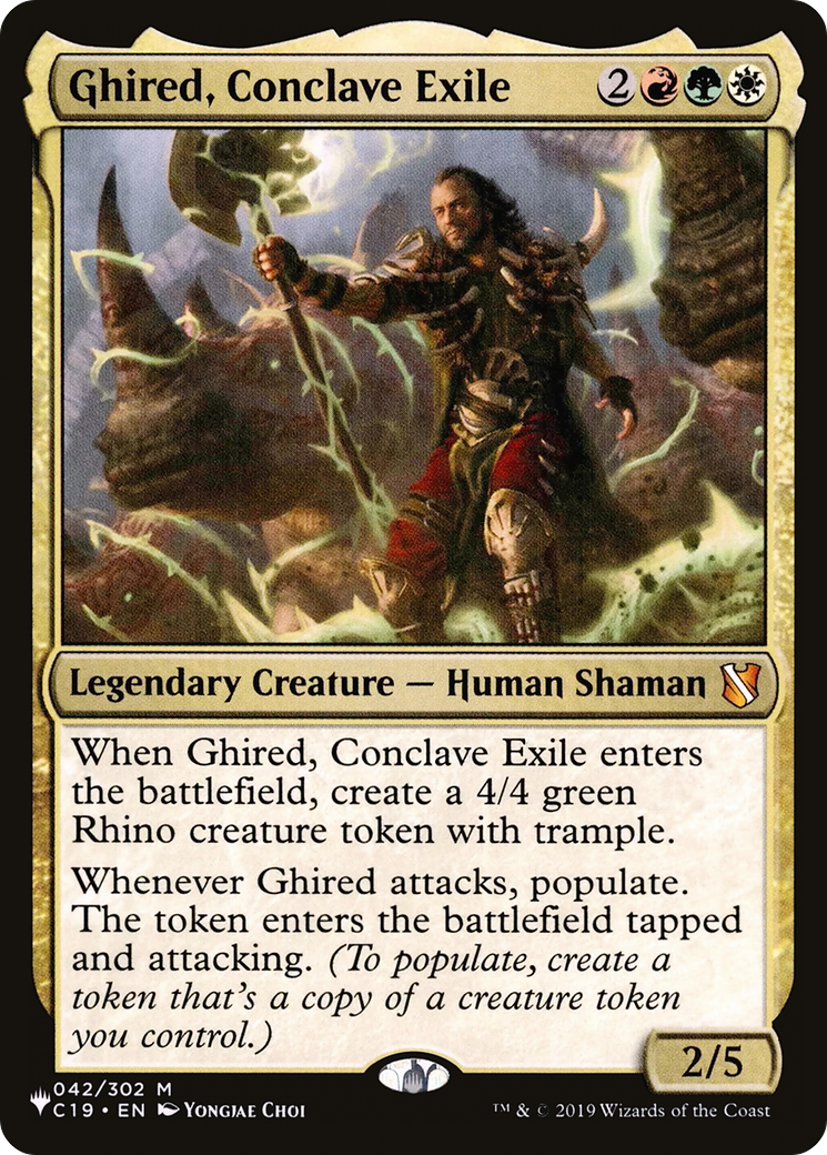 Ghired, Conclave Exile |  (C19-42) [The List]