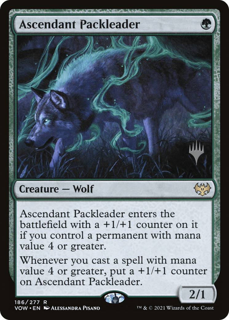 Ascendant Packleader (Promo Pack) [Innistrad: Crimson Vow Promos] Foil