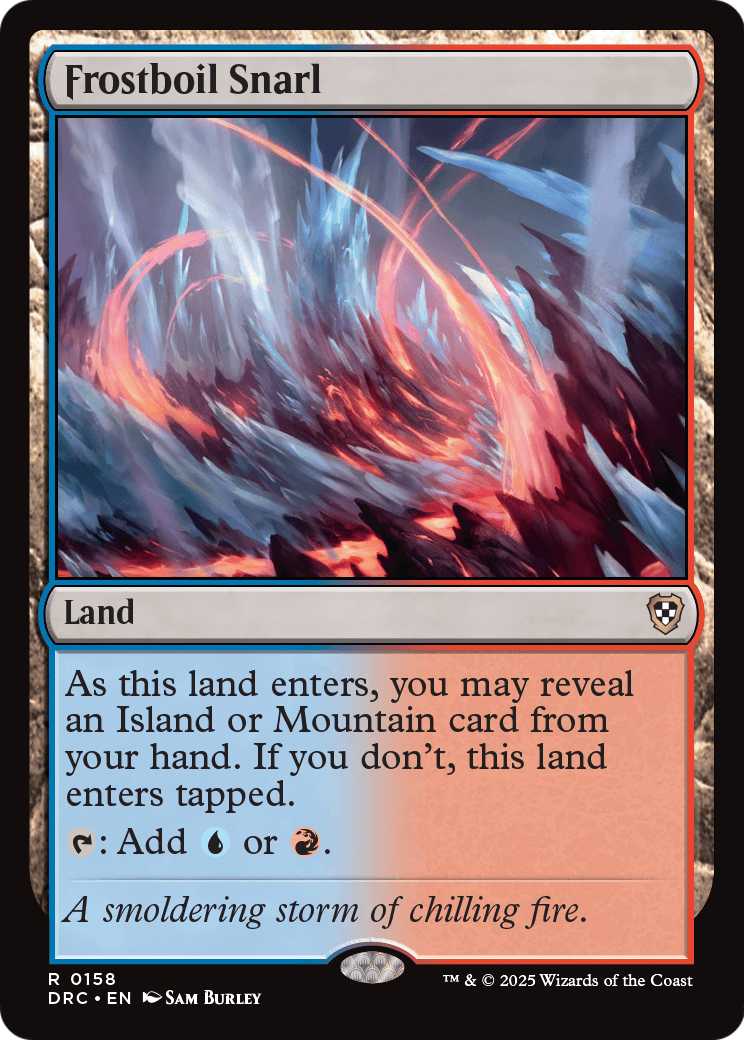Frostboil Snarl (-158) [Commander: Aetherdrift]