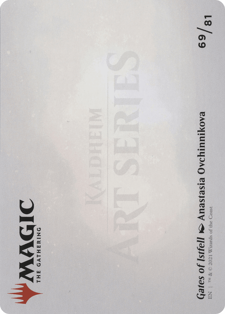 Gates of Istfell // Gates of Istfell (AKHM-069) - Kaldheim Art Series (Borderless) Foil
