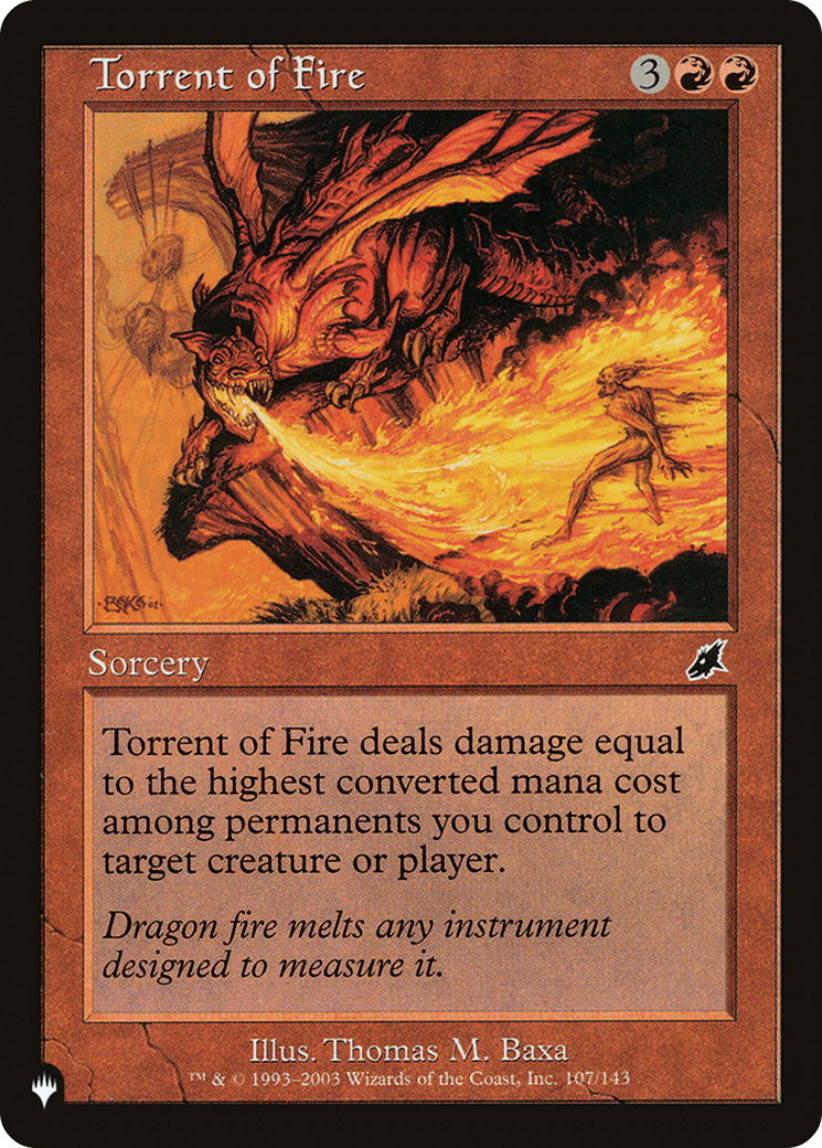 Torrent of Fire |  (SCG-107) [The List]