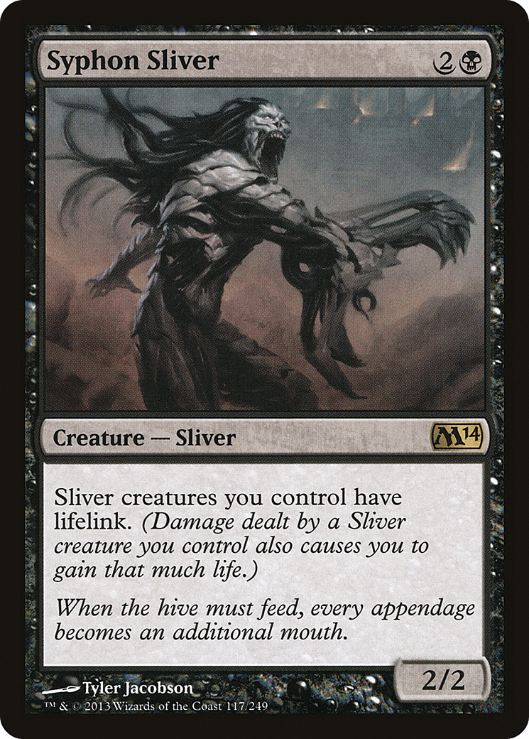 Syphon Sliver [Magic 2014] Foil