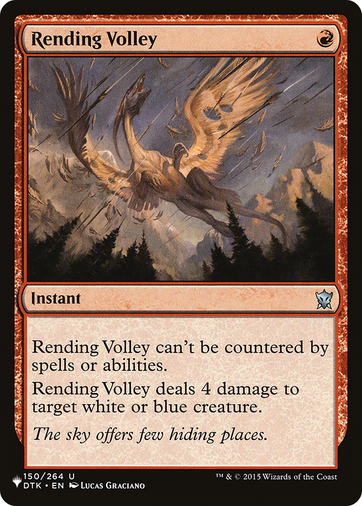 Rending Volley |  (DTK-150) [The List]