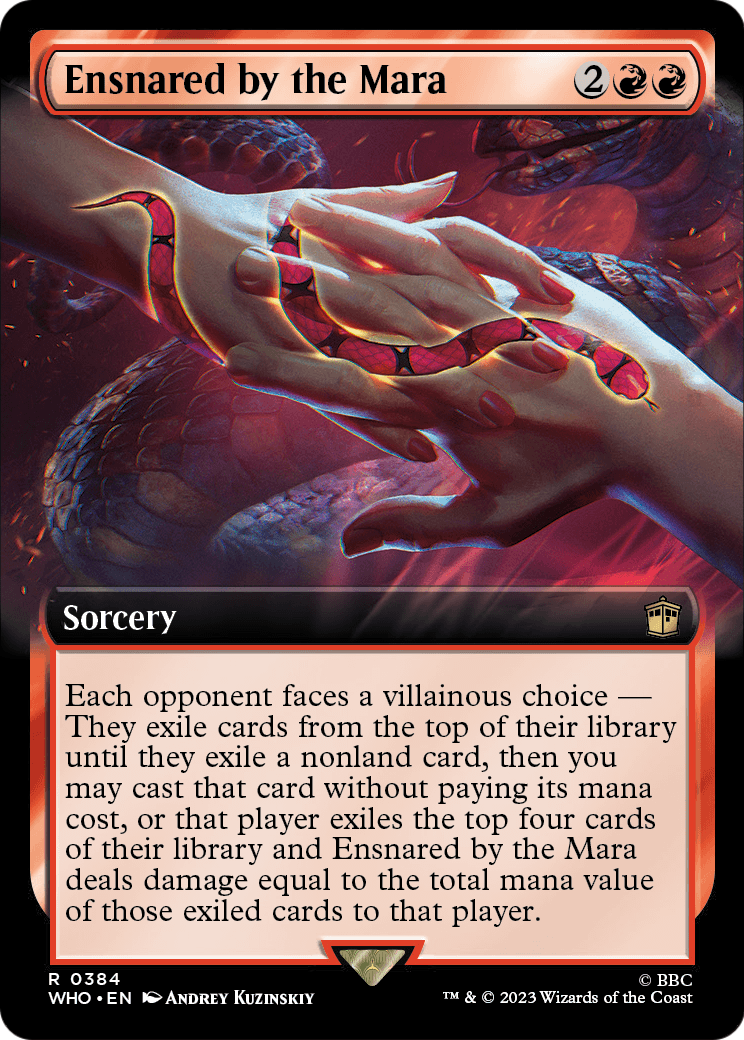 Ensnared by the Mara (Extended Art) [Doctor Who] Foil