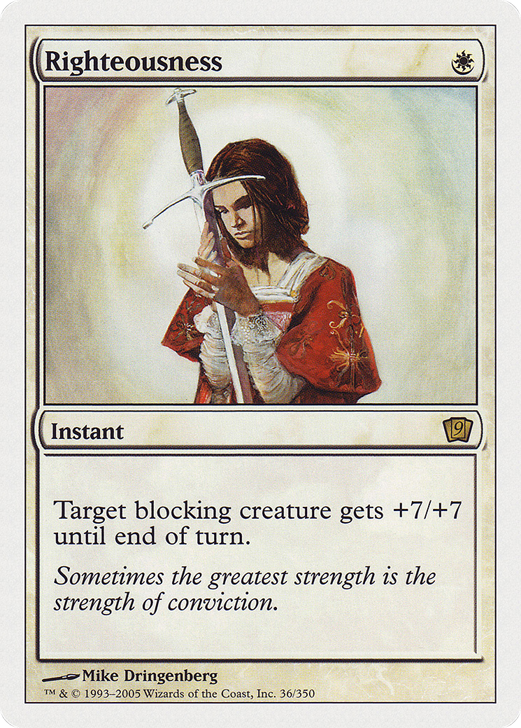 Righteousness [Ninth Edition] Foil