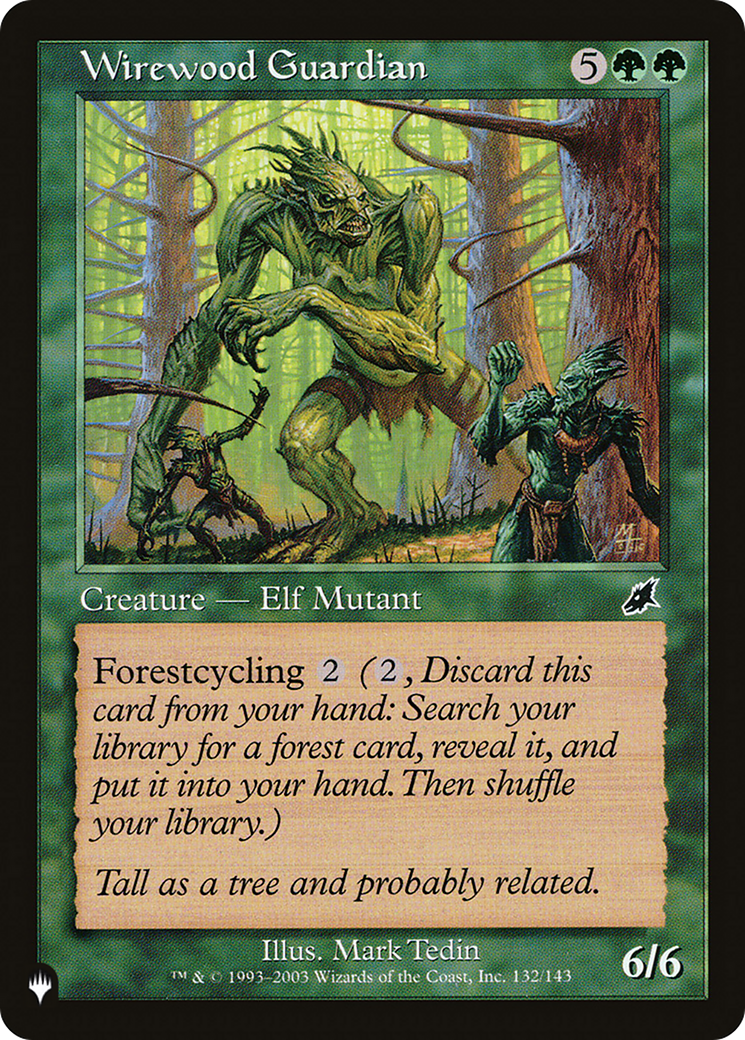 Wirewood Guardian |  (SCG-132) [The List]
