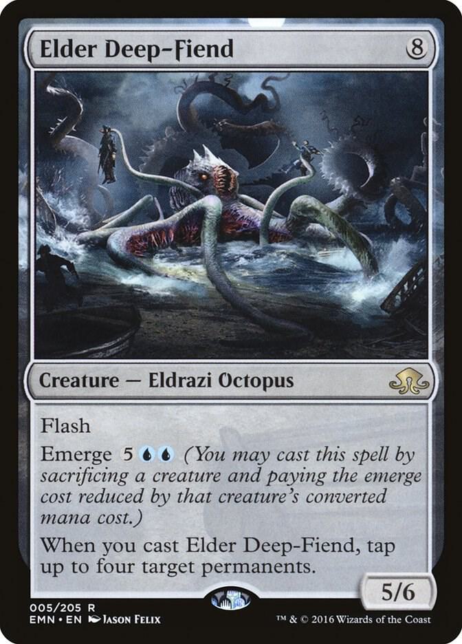 Elder Deep Fiend 5/205 (Eldritch Moon)  - Foil