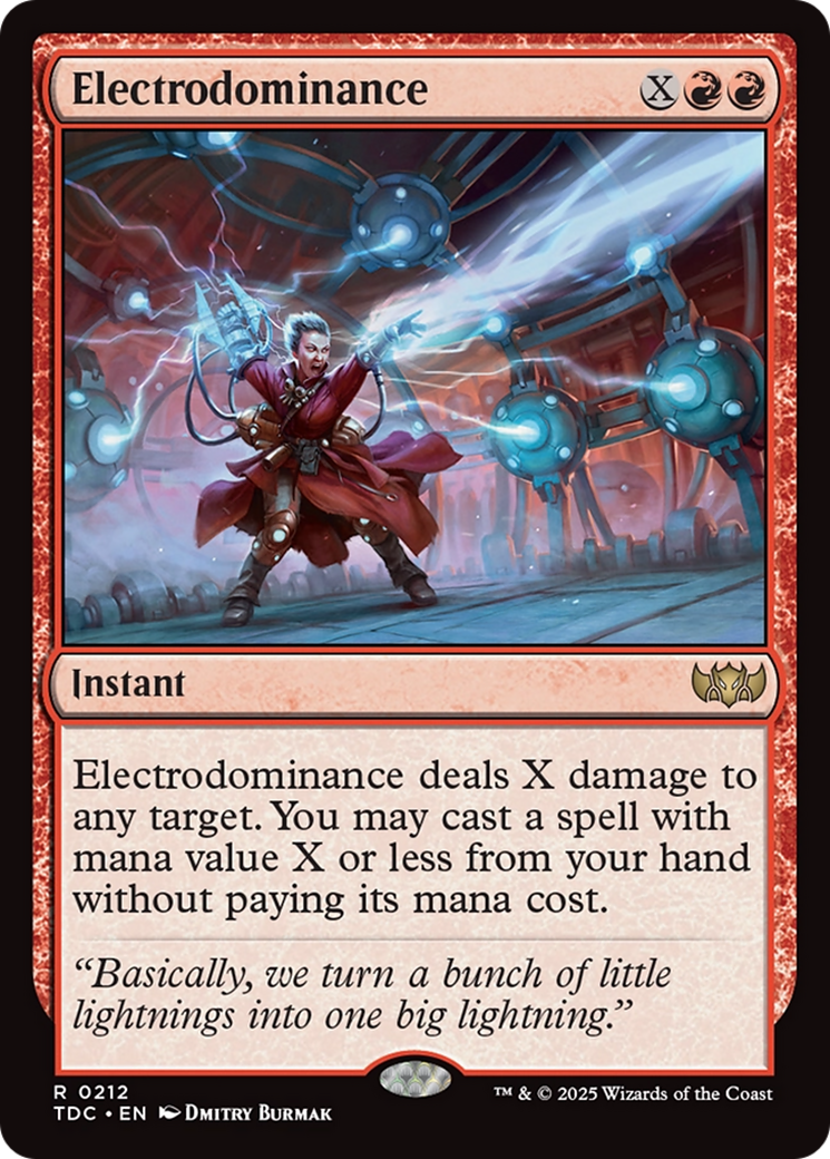 Electrodominance (212) [Commander: Tarkir: Dragonstorm]