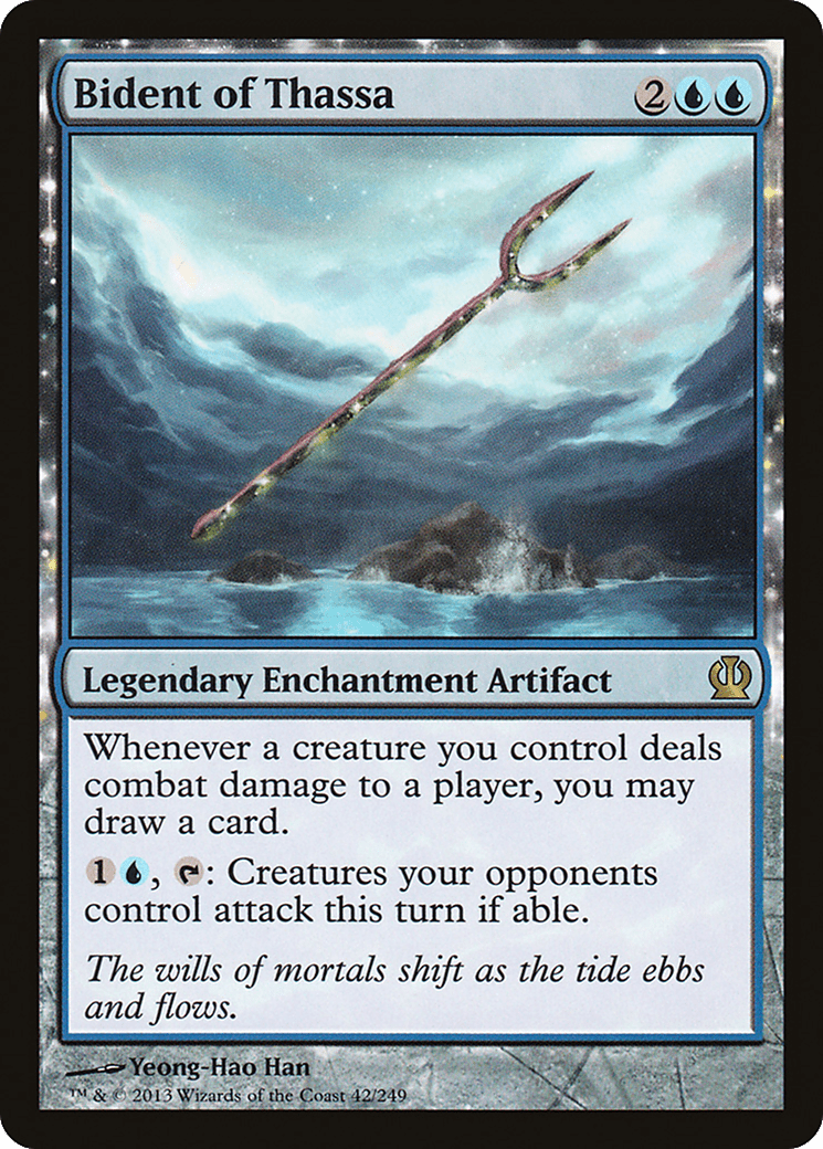Bident of Thassa [Theros] Foil