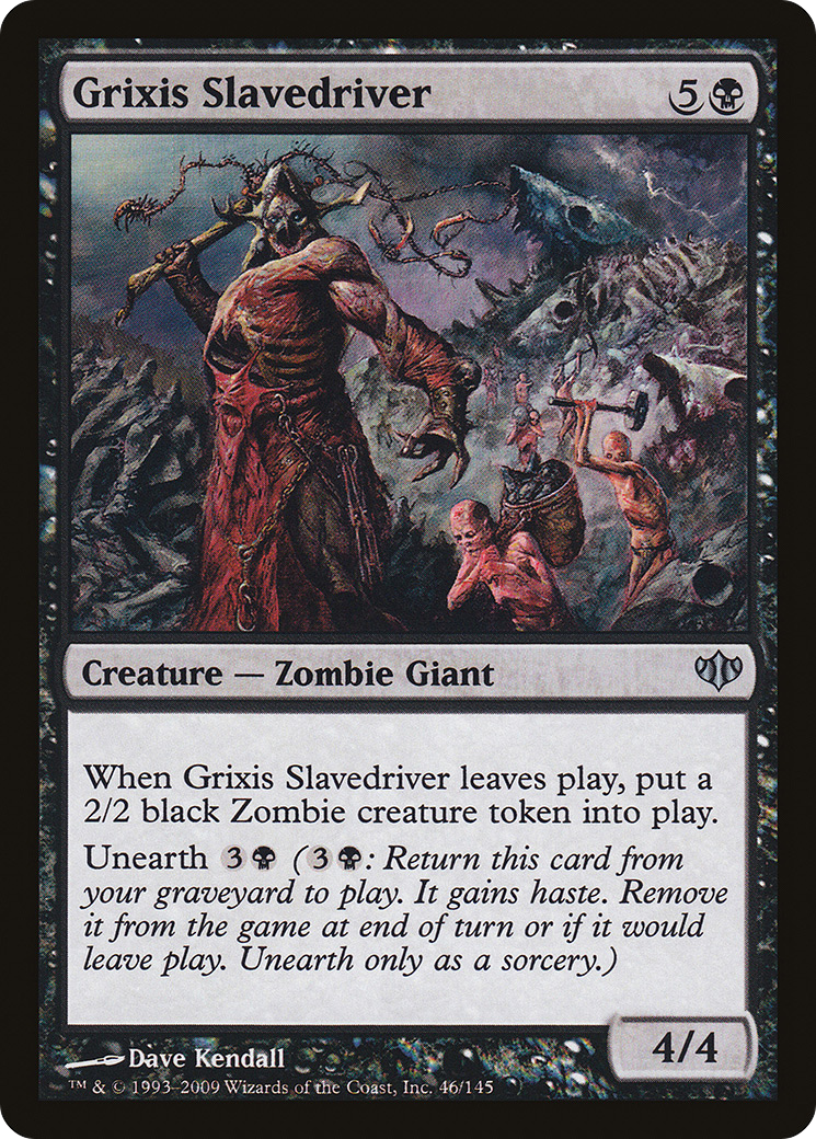 Grixis Slavedriver [Conflux] Foil