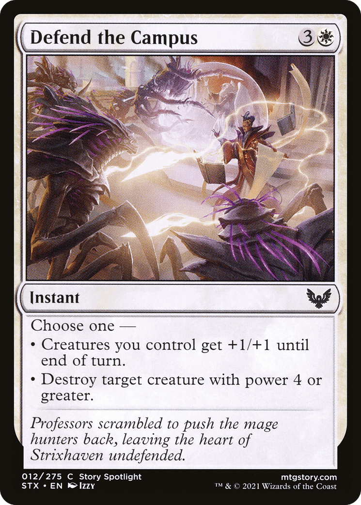 Defend the Campus [Strixhaven: School of Mages] Foil