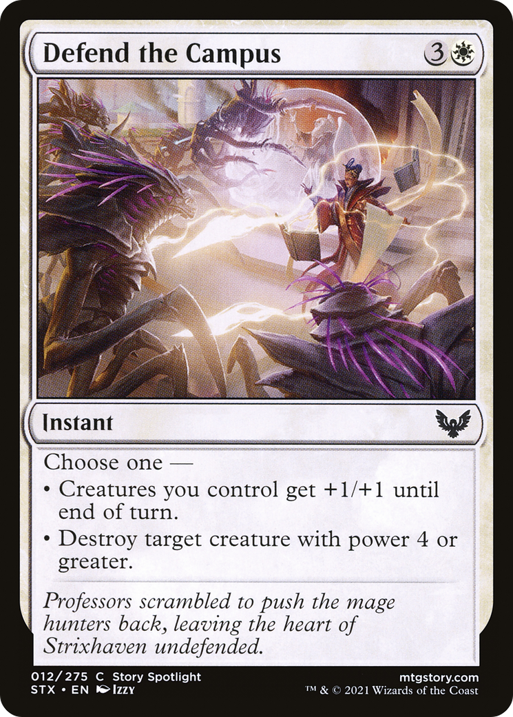 Defend the Campus [Strixhaven: School of Mages] Foil