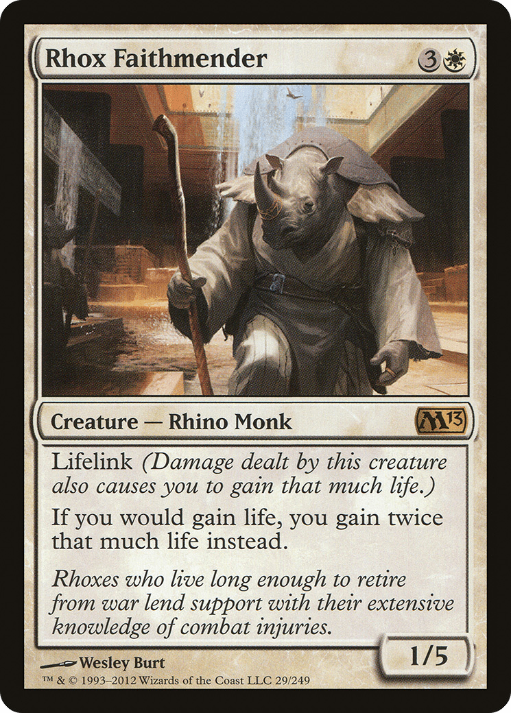 Rhox Faithmender [Magic 2013] Foil
