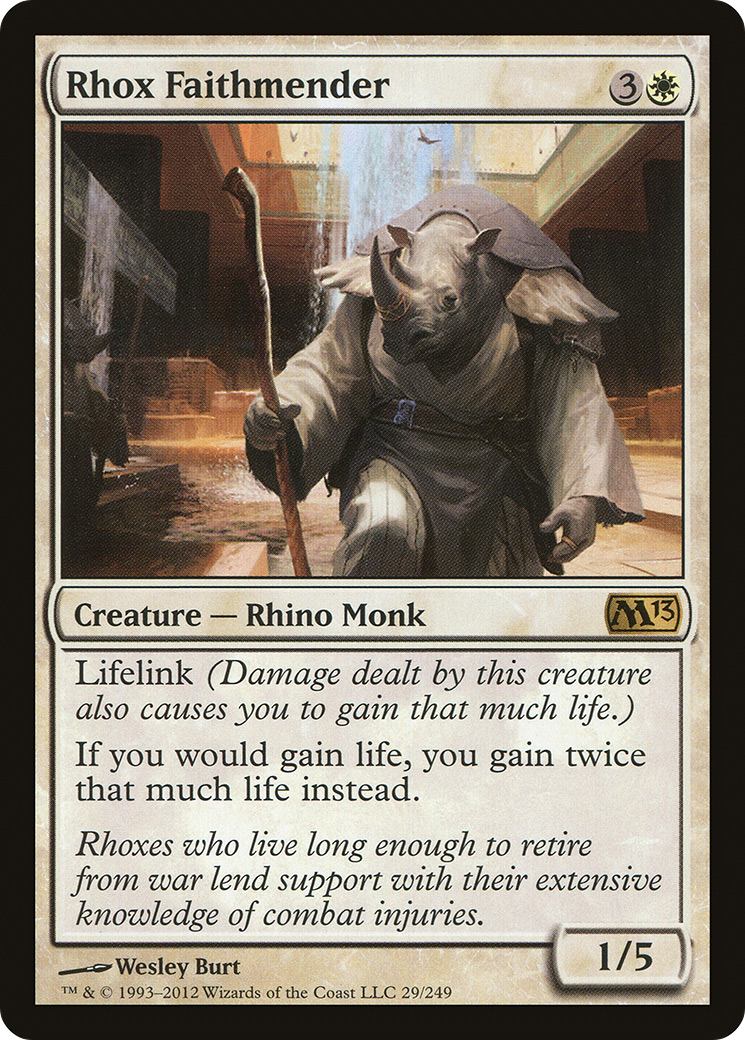 Rhox Faithmender [Magic 2013] Foil