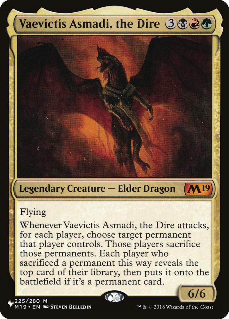 Vaevictis Asmadi, the Dire |  (M19-225) [The List]