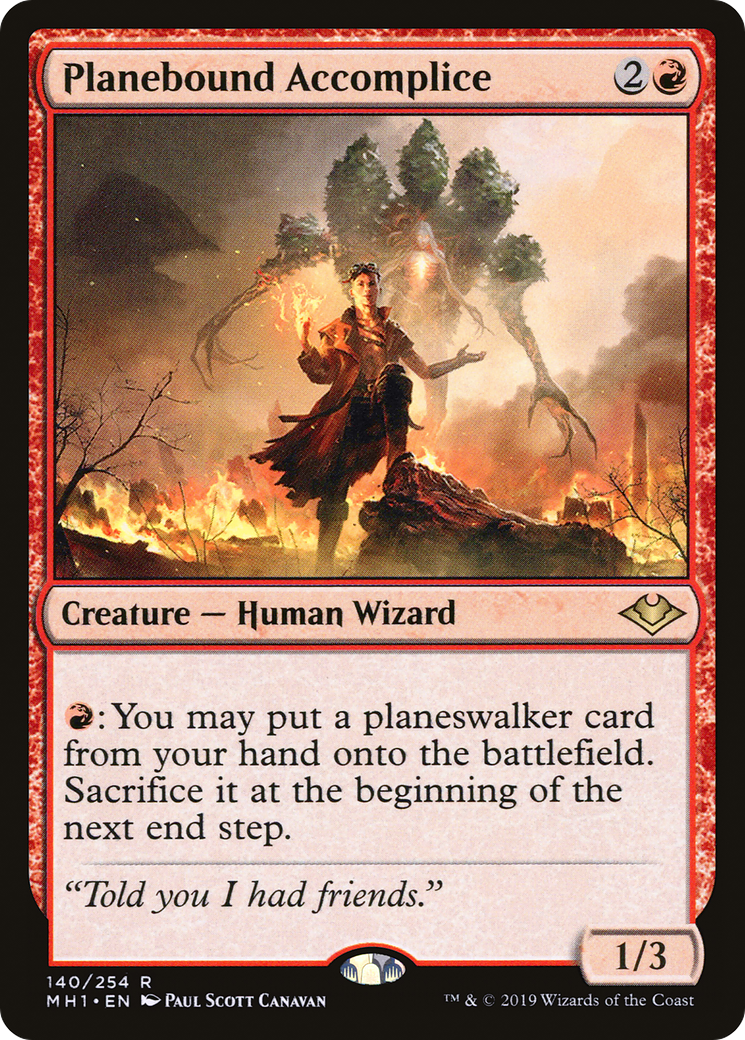 Planebound Accomplice [Modern Horizons] Foil