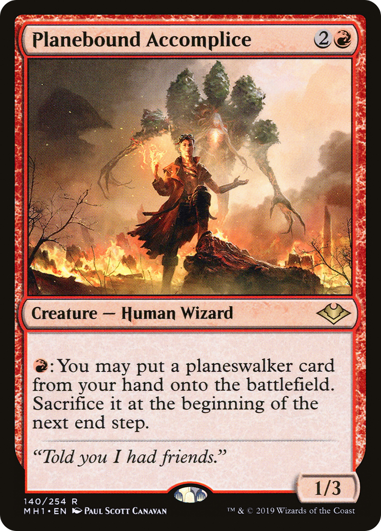 Planebound Accomplice [Modern Horizons] Foil