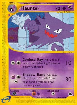 Haunter  - Reverse Holofoil Skyridge - Common