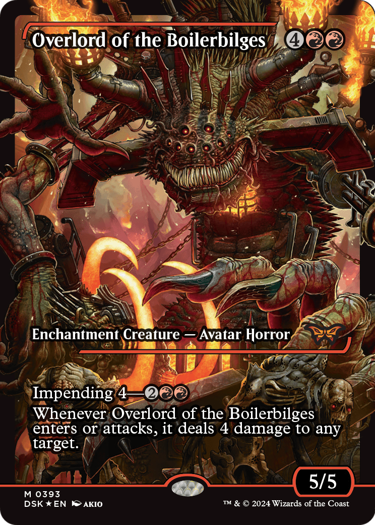 Overlord of the Boilerbilges (Japan Showcase - Japanese) [Duskmourn: House of Horror]