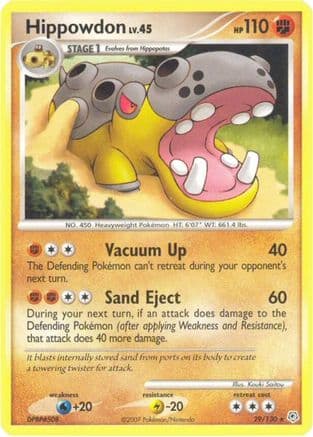 Hippowdon 29/130 - Diamond and Pearl Reverse Holofoil