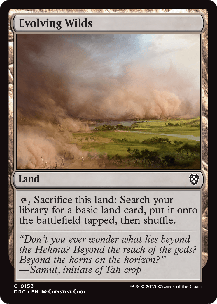 Evolving Wilds (-153) [Commander: Aetherdrift]
