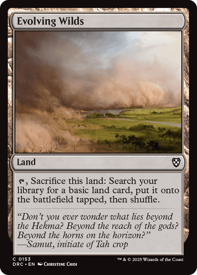 Evolving Wilds (-153) [Commander: Aetherdrift]