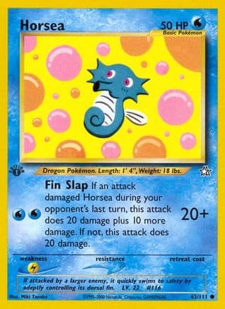 Horsea 062/111 - Neo Genesis 1st Edition