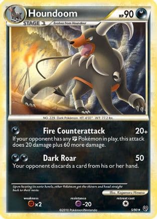 Houndoom 5/90 - Undaunted Reverse Holofoil