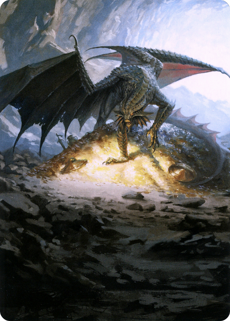 Ancient Copper Dragon // Ancient Copper Dragon (ACLB-004) - Battle for Baldur's Gate Art Series (Borderless)