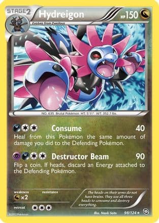 Hydreigon (98)  - Reverse Holofoil Dragons Exalted - Rare