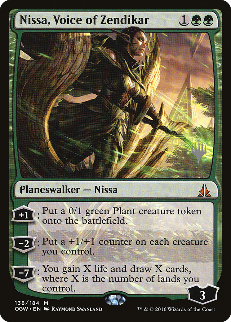 Nissa, Voice of Zendikar (Promo Pack) [Oath of the Gatewatch Promos] Foil
