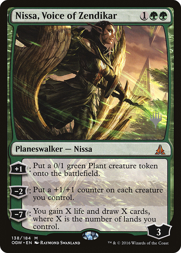 Nissa, Voice of Zendikar (Promo Pack) [Oath of the Gatewatch Promos] Foil