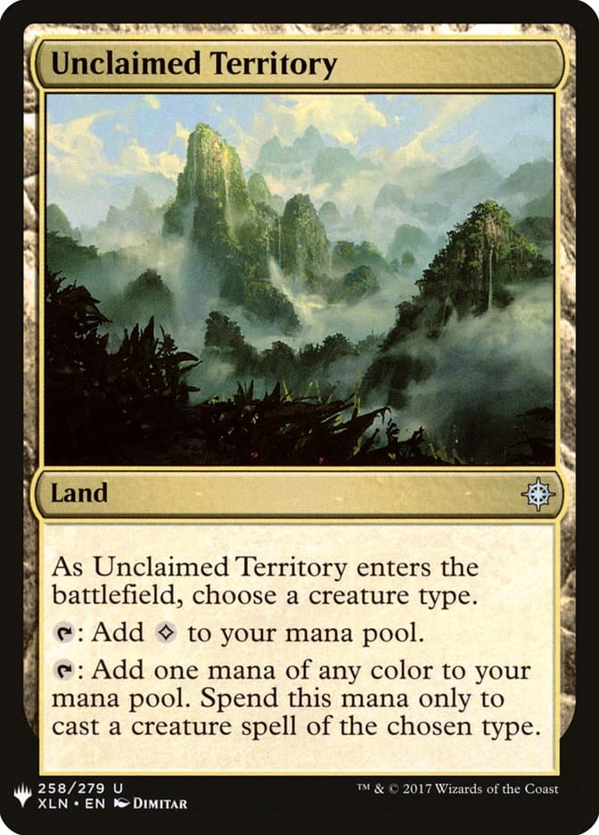 Unclaimed Territory |  (XLN-258) [The List]