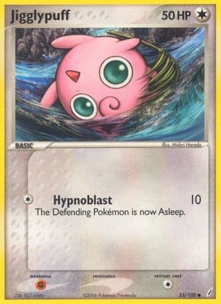 Jigglypuff 053/100 - Crystal Guardians Reverse Holofoil