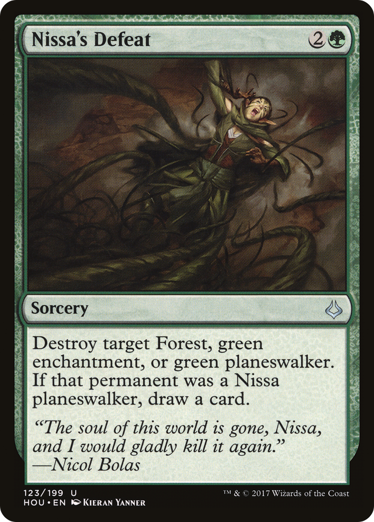 Nissa's Defeat [Hour of Devastation] Foil