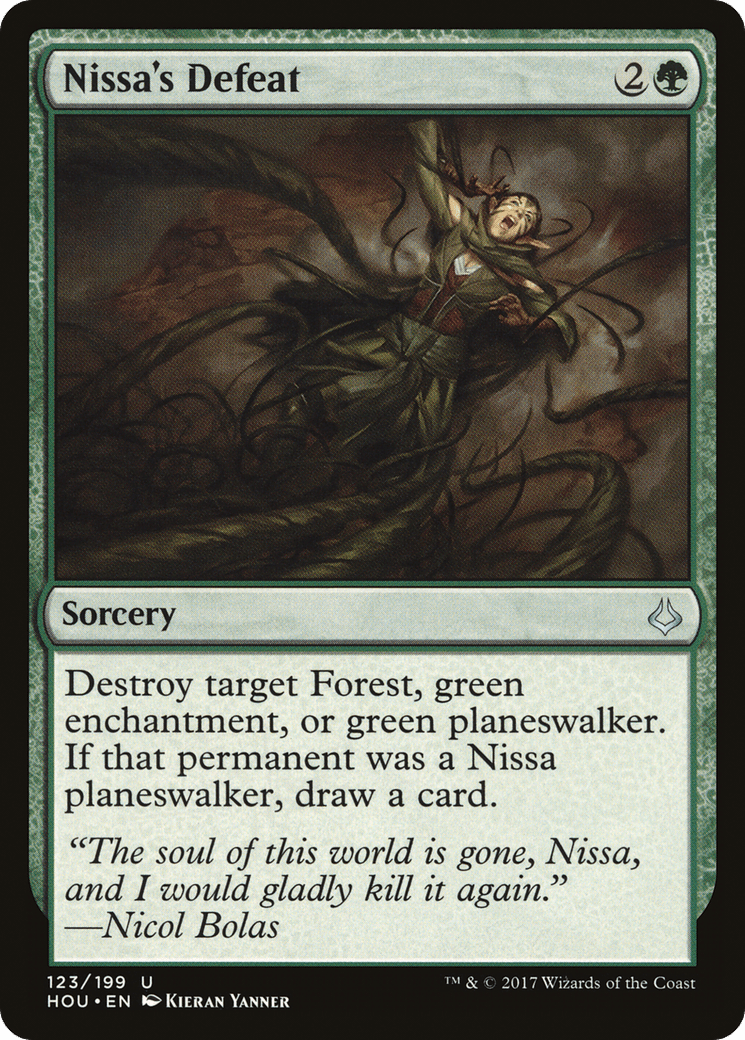 Nissa's Defeat [Hour of Devastation] Foil